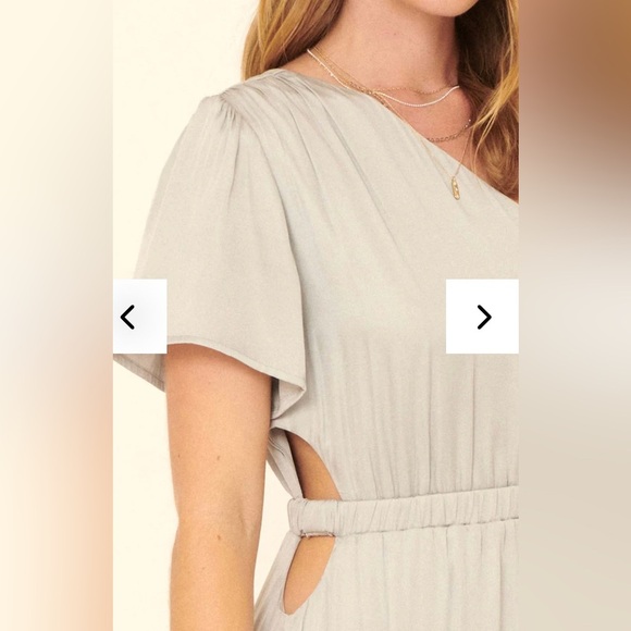 Promesa Power of Love Cutout One-Shoulder Maxi Dress SZ LG - Picture 9 of 11